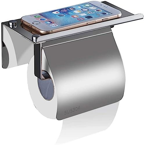 Toilettenpapierhalter 1Selbstklebend, Branger HäNgend Toilettenpapierhalter Ohne Bohren Kleben Edelstahl