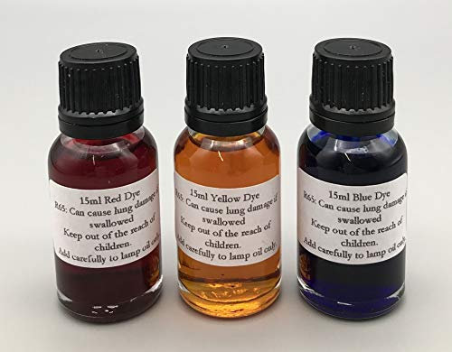 CLEARCRAFT DYE PACK TO COLOUR CLEAR SMOKELESS ODOURLESS LAMP OIL