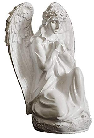 Kocreat Engel des Gebets, Kunstharz-Figuren, antike, griechische Mythologie, nordische, moderne Skulptur, Michelangelo-Statue, Nachbildung für Künstler, Skizze, Heimdekoration, Wunschengel, 14,5 cm