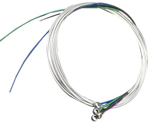 1 Set Violinsaite Aluminium Magnesium Metall Bratschensaite 4/4 Violine Stahlsaite Instrumentenzubehör Geigenzubehör