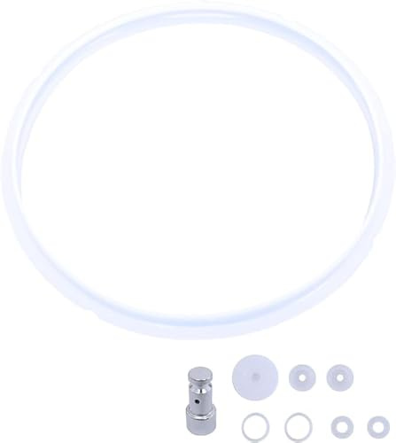 Anillo de sellado universal de silicona para olla a presión, junta de goma, flotador y sellador de repuesto para ollas a presión eléctricas (5-6 cuartos de galón)