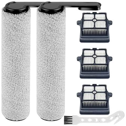 Brush Roller & Filter Replacement Compatible with Tineco Floor ONE S7 Pro Smart Cordless Wet Dry Hard Floor Vacuum Cleaner