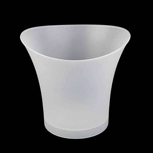 Pimex ice bucket, Waterproof Color Changing Plastic Ice Bucket Bars Nightclubs Light Up Champagne Beer Bucket Bars