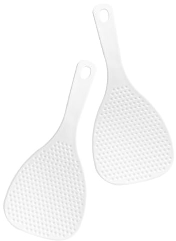 Zerodeko 2pièces Cuillère à Riz Antiadhésive Réutilisable Pour Cuisinière à Riz Lot Spatule Pratique Pour Cuisine