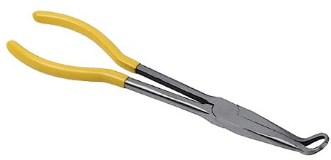 BESTonZON T-Werkzeug 1stk Hardware-zange Drahtzange Reparieren Flache Nase Werkzeuge Verlängerte Zange Nasenschraubgriffe Abgewinkeltes Werkzeug Nasenzange Zangen Spitzzange Handbuch