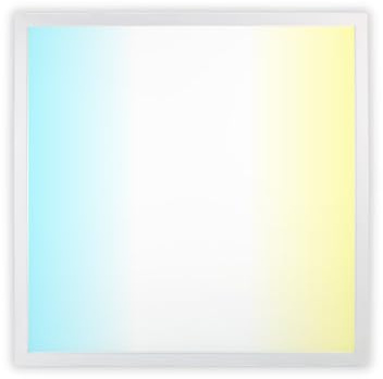 LUXULA LED Panel 62x62cm CCT, 36W 3600lm, 3000K/4000K/6000K | Farbtemperatur einstellbar, Deckenlampe mit 230V Netzteil, Bürolampe für Rasterdecken, Rasterleuchte, Bürobeleuchtung