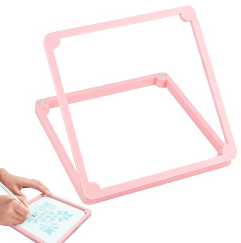 Porta Stencil per Biscotti NICENEEDED, Strumento per Decorare La Cucina con Cornice Da 4.72x4.72 pollice, Stencil per Cornici per Biscotti, Strumento di Aiuto per La Cottura