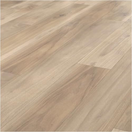 HORI Klick Hart Vinylboden aus hochwertigem SPC ohne PVC Newcastle, elegante Landhausdiele, 1,989 m², Trittschalldämmung, wasserfest, für Fußbodenheizung und Feuchträume geeignet,