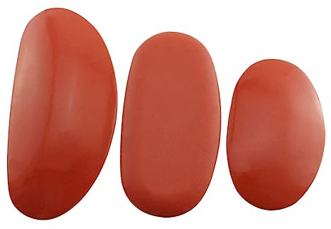 NUOBESTY 3pcs Silicone Sculptural Clay Set for DIY Clay Artists Red Pottery Rib Kit Suitable for Sculpture and Modeling
