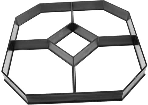 SUPVOX Moule De Fabricant De Chemin en Plastique Moules à Béton pour Bordure De Jardin Planteur Gravier pour Jardin Bordure De Pavé Jardin en Grilles De Gravier Liquide Black