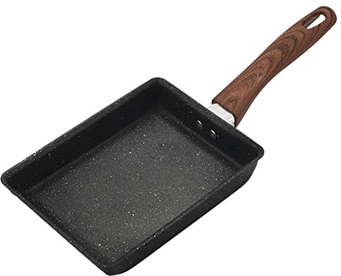 Diheohg Tamagoyaki Japanese Omelette Pan, Square Egg Pan with Non-Stick Coating for Making Omelettes or Pancakes