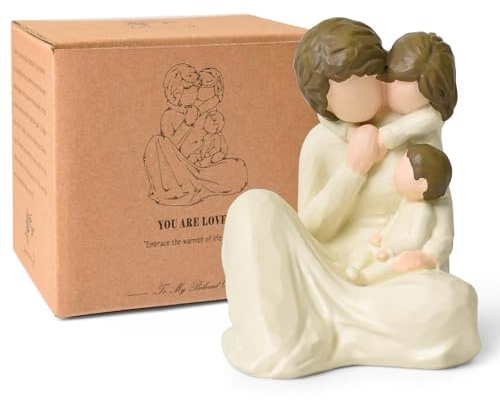 Klyno Oma Geschenke, Oma Figur Geburtstagsgeschenk | Beste Großmutter, Erstmalige Nanny, Handbemalte Figur, Zuhause Büro Schreibtisch Dekoration