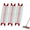 Lanyesky Vileda - Kit di ricambio per mop da pavimento, per Vileda Ultramax/Easy Wring set di mop in microfibra pezzi di ricambio (rosso 35 x 14 cm)