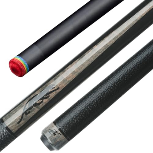 YWRU Kohlefaser Billard Queue 148CM Handgefertigte Ahorn Snooker Billard Queue Sticks 19/19,5/20oz Professionell Pool Queue Sticks Mit Ahornschaft Und Gelenkschutz(Size:11.8mm,Color:#2)