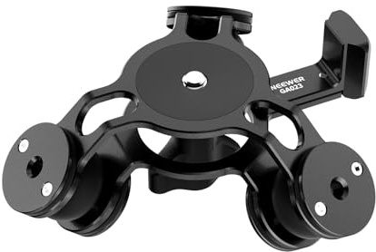 NEEWER Tête Antichoc pour Bras Hydraulique GA022, Support de Caméra Stabilisée pour Voiture Compatible avec DJI OSMO Pocket 3, Stabilisateur Vidéo, Accessoires de Photographie Sportive, GA023