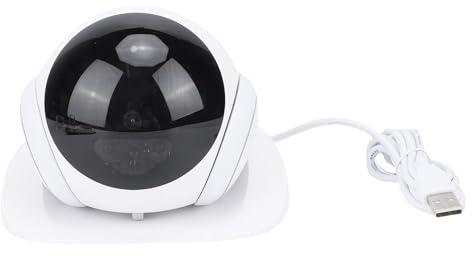 Xiuganpo Indoor Security Robot Camera, 1080P HD Lens Pet Camera with App Control, 360 Degre Movable, WiFi, App Control, 2 Way Audio, Motion Detection, Night Vision