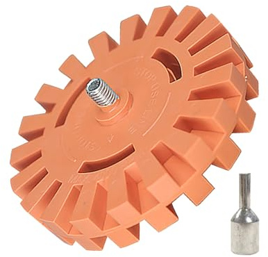 Accessoires de roue en caoutchouc professionnel pour enlever l'adhésif de voiture, idéal pour les amateurs de bricolage, outil de retrait d'autocollants de voiture