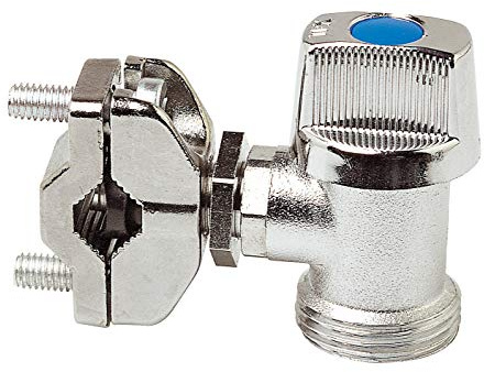 DIPRA - Robinet d'arrêt 1/4 tour chromé - robinet alimentation eau plomberie