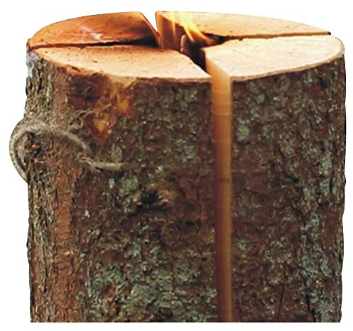 Noor - Fiamma Svedese, Altezza: 25 cm, Diametro: 17-24 cm, Durata Fiamma: Fino a 4 Ore, per l’Esterno