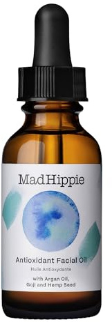 Mad Hippie Antioxidant Facial Oil - Face Oil for Women/Men with Organic Argan Oil, Non-Comedogenic Moisturizer for Face with Natural Sources of Vitamin C & Vitamin E Oil for Skin Care, 1.02 Oz