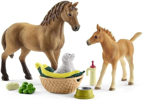 Schleich - Zubehör für Babypflege Horse Club Sarah, 42432, Mehrfarbig