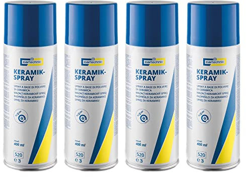 Cartechnic 4 X spray per ceramica pasta di montaggio, lubrificante per ceramica, 400 ml