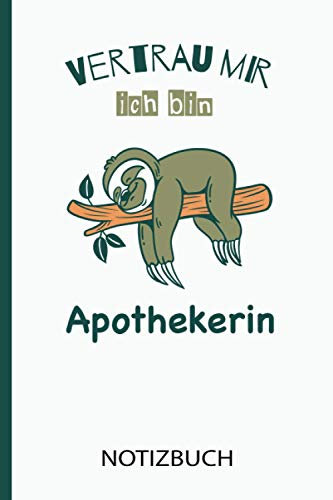 Vertrau mir ich bin Apothekerin: A5 Notizbuch als Geschenk für eine Apothekerin - A5 /punktiert - | Apothekerin Geschenke zum Geburtstag|Geburtstagsgeschenk Kollegin