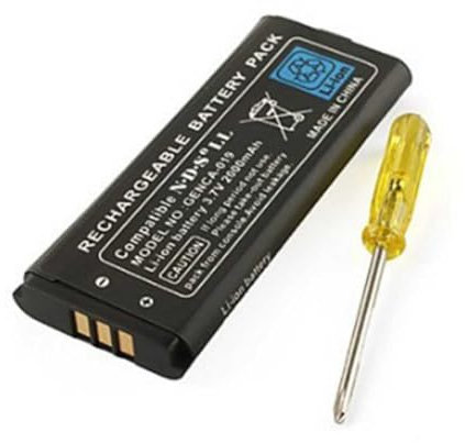 Batterie mit Schraubendreher passend kompatibel für NDSi XL