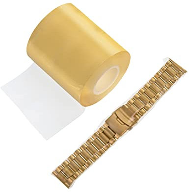 BUZZUFY Rotolo di pellicola adesiva per la protezione di orologi di alta classe, gioielli e beni di lusso, 4 cm x 50 m, moderno