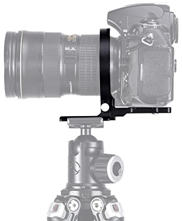 SUNWAYFOTO LS-75 75mm Universal-Drehmanschette für DLSR-Kameras, Stativhalterung Ring Objektivhalterung Manschette Arca Swiss Plate Mount DSLR Horizontal-Vertikal-Umschaltung