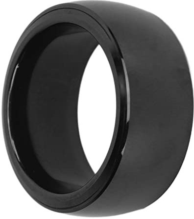 Tbest smart Ring Wasserdichter Keramik-NFC-Ring, R4 Smart Ring Multifunktionaler Intelligenter Tragbarer Universal-Sensing-NFC-Ring für Mobiltelefone, Fasion-Ring für Männer und Frauen (Größe 10)