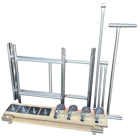 Toptower Classic-Scaffold-Tower 3.0m Working Height c/w Boards, Standard Castors