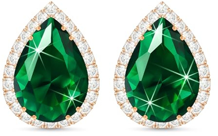 Linawe Accesorios para pendientes para mujer, pendientes de joyería moderna con diamantes sin níquel, joyas de boda