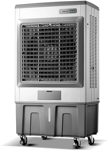 Raffreddatore D'aria Evaporativo, Condizionatore D'aria Industriale, Raffreddatore A Palude con Serbatoio D'acqua Da 26,4 Galloni, Oscillazione 90°+120°, Ventola Di Raffreddamento Ad Aria per Interni