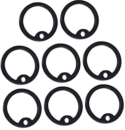 Toddmomy 16St Hundemarken- dog tag Geräuschreduzierung für Hundemarken Hundemarken-Clip Hundemarken aus Gold eingraviert Gerät Kette Haustiermarken- Black