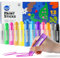 AMFUN 12 Stück Tempera Malstifte, Tempera Farben Malstiften Sticks, Farben in Stiftform Gouache Sticks, Abwaschbar, Schnelltrocknend, Ungiftig & Sauber, Kunst-Weihnachtsgeschenke für Kinder