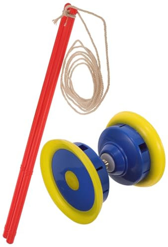 TOYANDONA Diabolo Jonglierspielzeug Für Kinder Und Erwachsene Dreifach Kugelgelagert Stoßfestes Kunststoff Diabolo Blau Fitness Und Koordinationsspielzeug