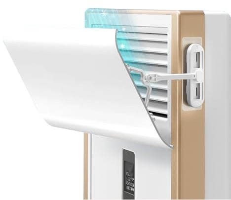 ZKBDBWTR Deflector de Aire Acondicionado, Ajustable para Portátil, Guía de Flujo de Aire, Accesorio de Ventilación para Mejorar el Rendimiento del Aire Acondicionado(30 * 70cm/11.8 * 27.5in)