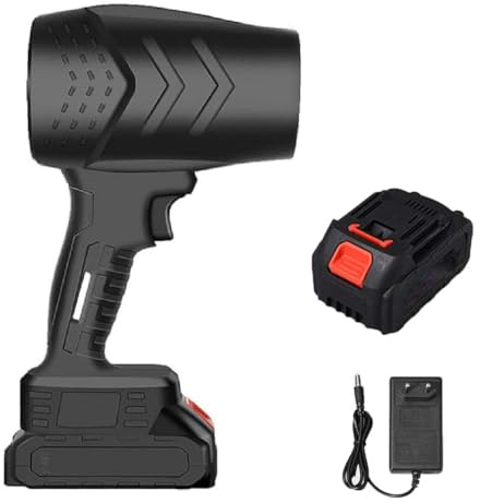 Turbo Jet Blower,Cordless Turbo Super Power Air Duster,Mini Druckluft Duster,Handheld TurboJet Ventilator,Kabelloser Turbo-betriebener Mini-Jet-Gebläse,Elektrische Staubgebläse Luftbläser (Schwarz)