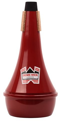 DENIS WICK ADW 5505R Trombone Mute Straight Aluminium Red