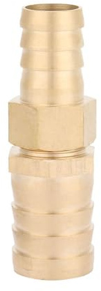 Tocekat Tubo Reductor de Púas de Latón, Recto Conector Acoplador Manguera Conexión, Conectores de Latón Recto Reductor para Líquidos y Gases, Accesorios Manguera Gas (19-25mm)