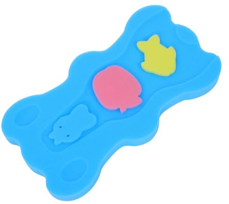 RUNROTOO Tappetino da bagno per bambini: tappetino da bagno in spugna per neonati - Cuscino di supporto per la vasca da - Inserto morbido antiscivolo per il bagnetto del neonato e la cura del bambino