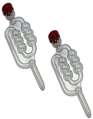 Balliihoo Homebrew Home Brew & Wine Making - 2 x Bubbler Airlocks For Demijohn