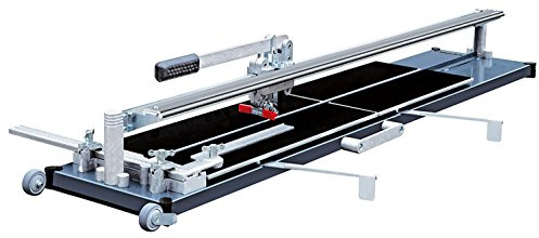 Kaufmann Fliesenschneider TopLine PRO 920 mit einer Gesamtschnittlänge von 920 mm und 2 Führungsschienen Robust Ausführung mit Stahl-Grundplatte 10.845.14