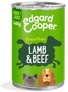 Edgard & Cooper Lamb & Beef Cibo umido Grain-Free per Cane da 400 gr Con Agnello e Manzo