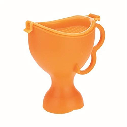 Gaodpz Bewegliches Auto-Reise im Freien Adult Urinale for einen Mann eine Frau Potty Trichter Embudo Orina pinkelt Camping WC Notfall Verkehr Stored (Color Name : Orange)