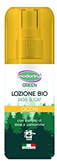 Inodorina Lozione per pulizia occhi cane e gatto Rituals (100 ml) – Detergente perioculare ad azione lenitiva – Con aloe, camomilla e amamelide – Ideale per uso quotidiano e zone sensibili