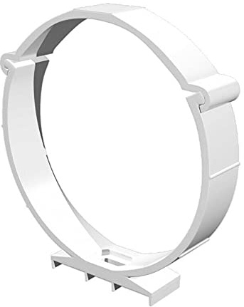 Pipe Holder - 100mm / 4 - Round Vent Pipe Clamp Duct Bracket.