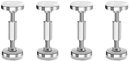 SBTRKT 4Pcs Adjustable Threaded Bed Frame Anti-Shake Tool, for Desk, Cabinet, Bedside, Bedside Headboards Prevent Loosening 56mm - 76mm