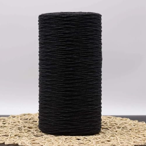 Cuerda de paja de rafia natural, hilo de papel para manualidades, hecha a mano, ganchillo, verano, sombrero, bolsa, cesta para manualidades, material para decoración, envoltura de regalos (460 g,